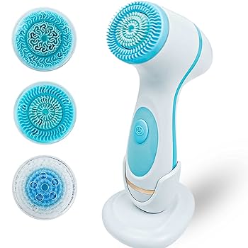 Amazon | JOLUCE 洗顔ブラシ 電動 シリコン 音波洗顔 回転式